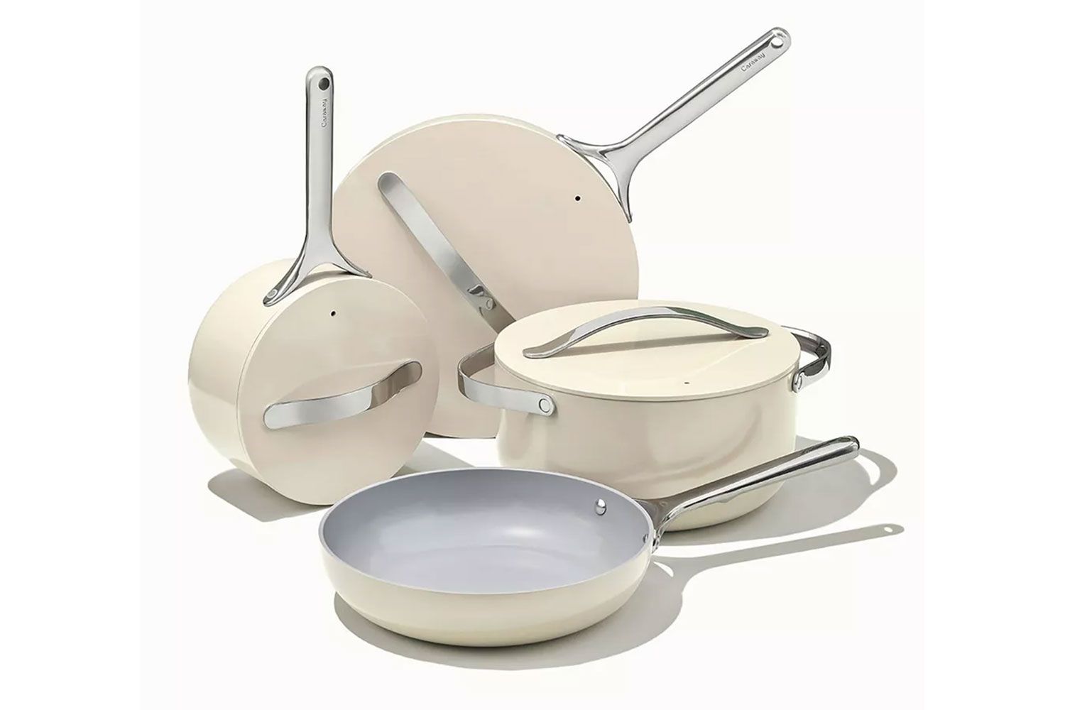 Batterie de cuisine en céramique antiadhésive Caraway Home 9 pièces