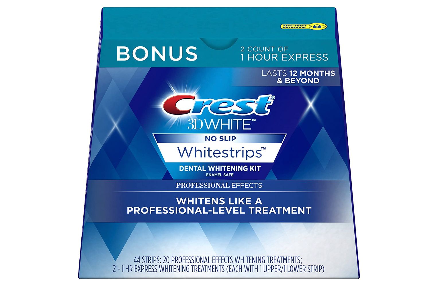 Effets professionnels Crest 3D Whitestrips