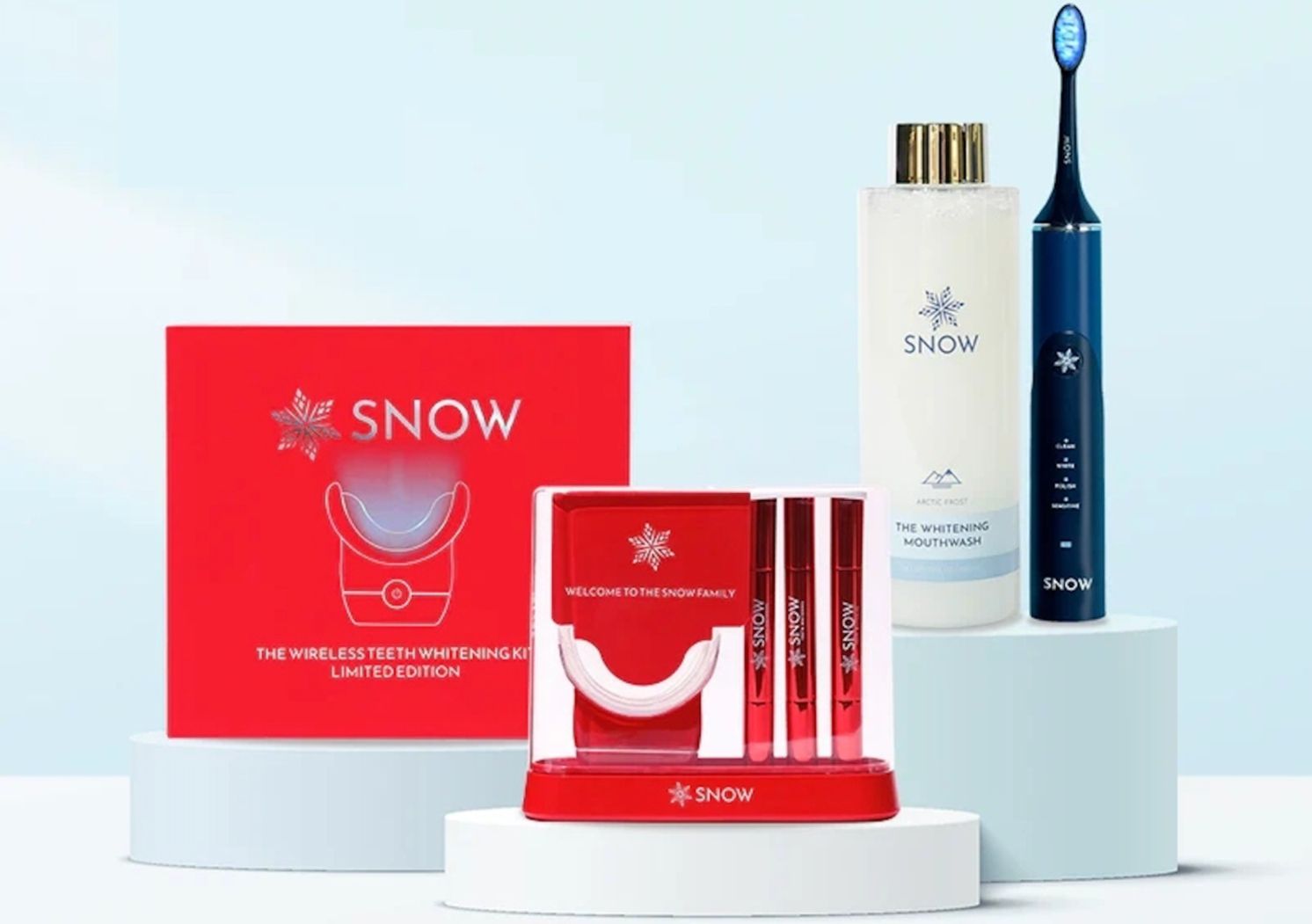 Ensemble de blanchiment des dents Snow Black Friday