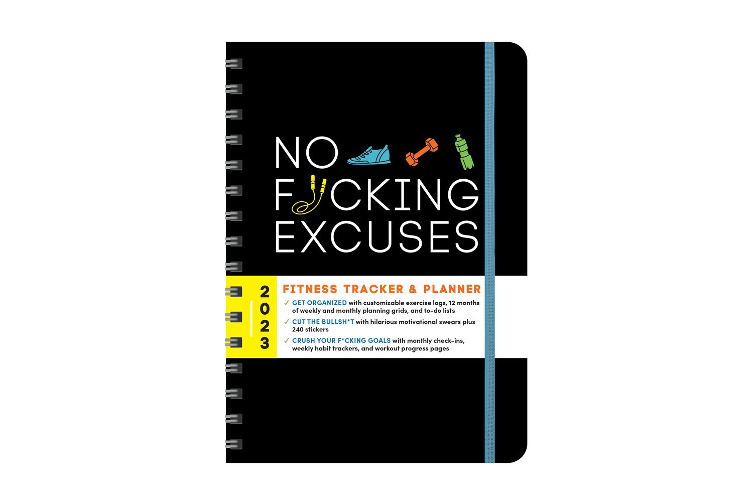 2023 Pas d'excuses F * cking Fitness Tracker