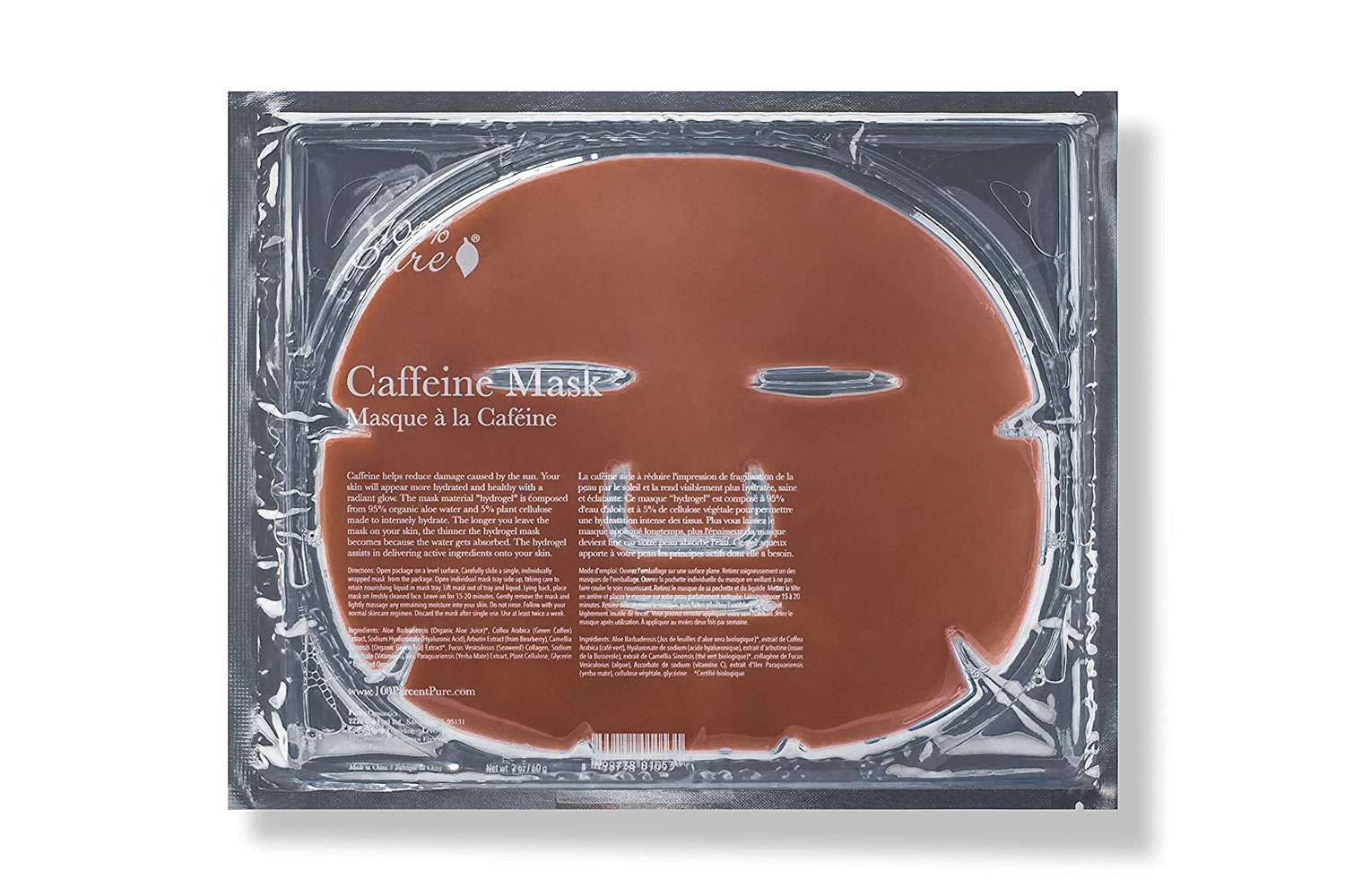 Masque à la caféine pure