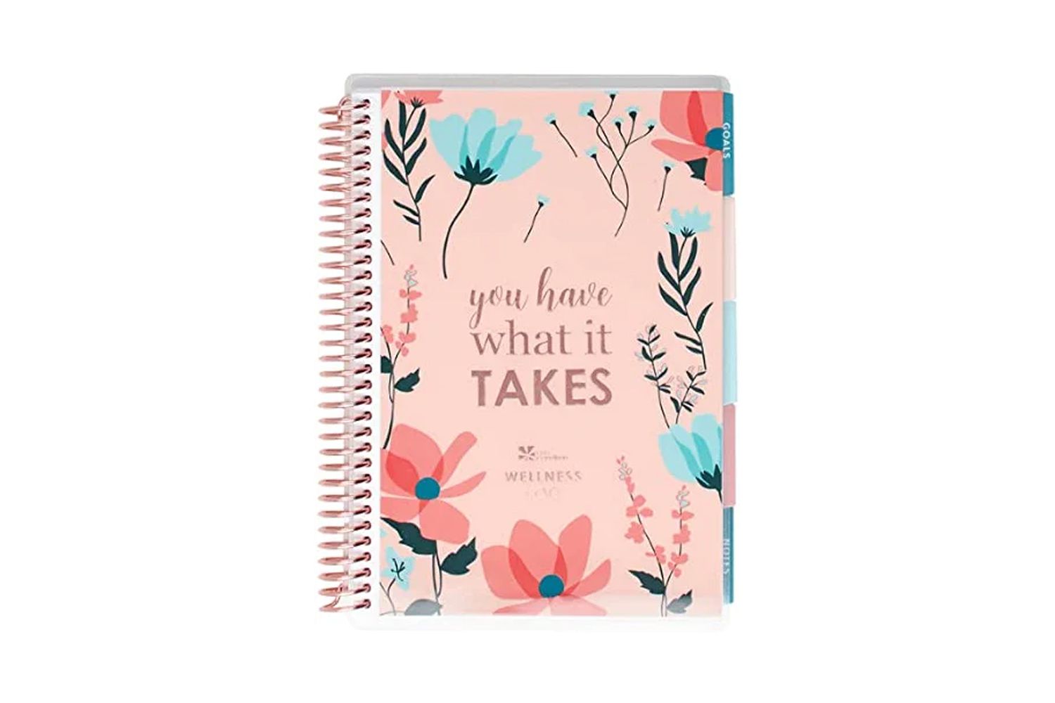 Erin Condren Coiled A5 Planificateur de bien-être quotidien