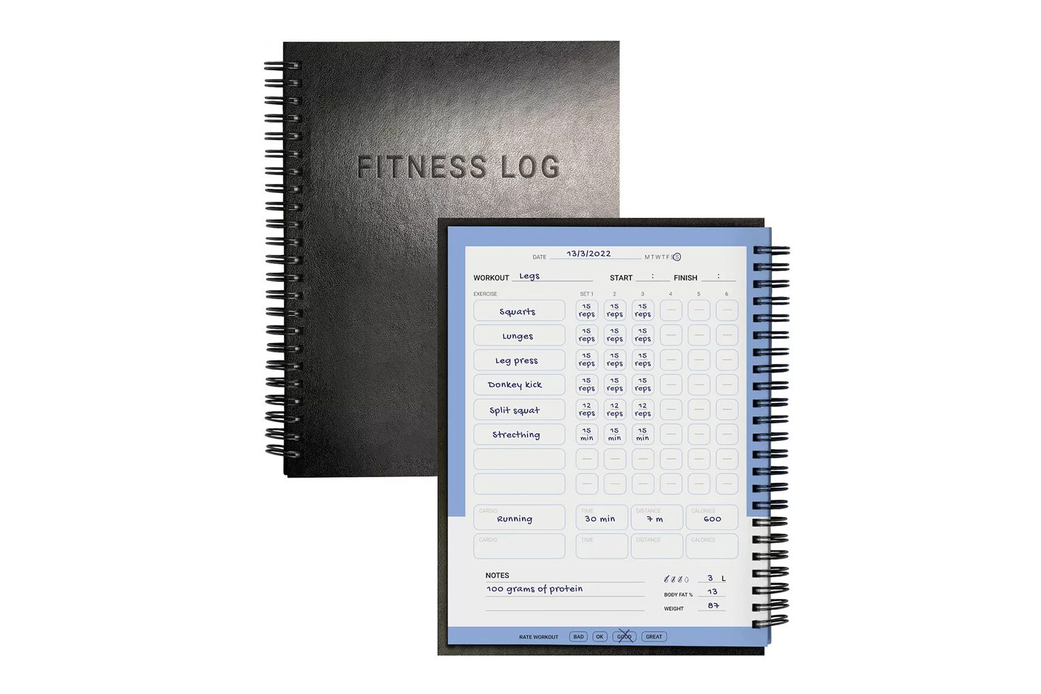 Journal de remise en forme FitMate