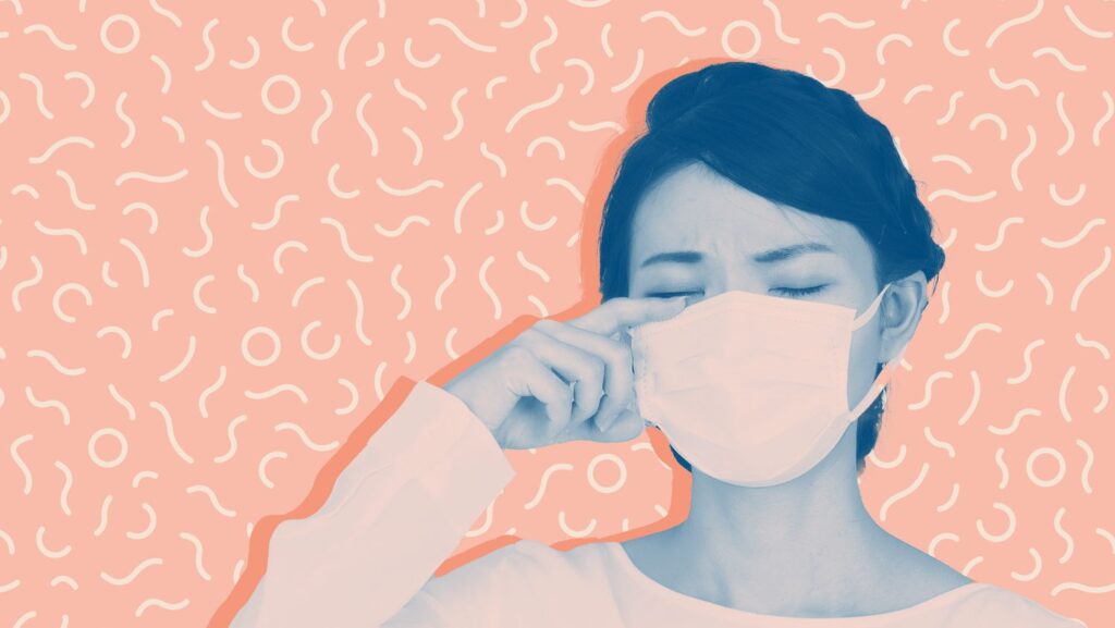 Qu'est-ce que la sécheresse oculaire associée au masque ?