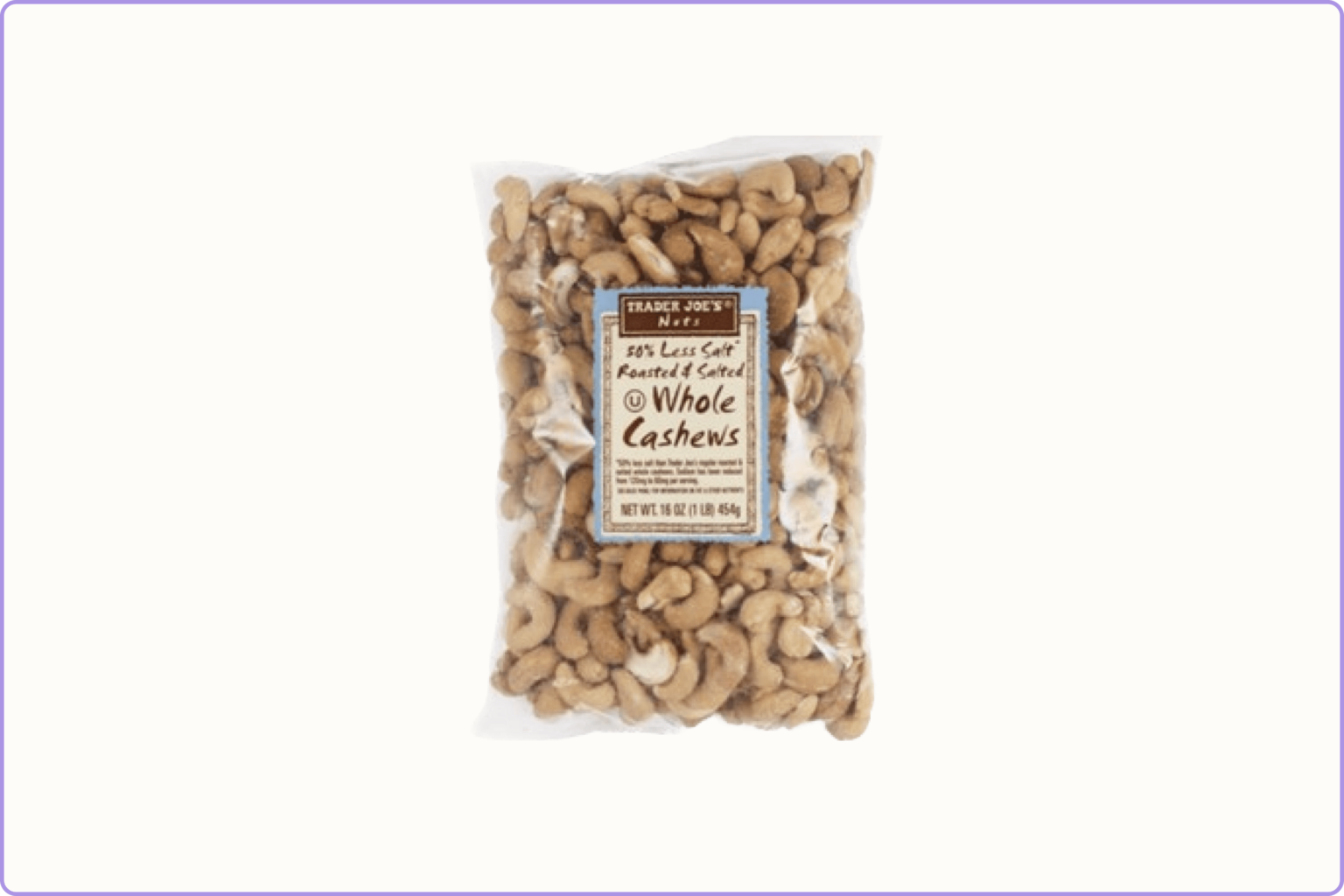 Rappel de noix de cajou de Trader Joe : les noix pourraient être contaminées par la salmonelle Rappel de noix de cajou de Trader Joe : les noix pourraient être contaminées par la salmonelle