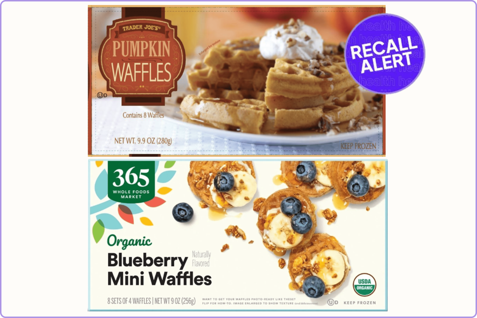 Crêpes surgelées, gaufres de Trader Joe's, aliments entiers et bien plus encore ajoutés au rappel généralisé Crêpes surgelées, gaufres de Trader Joe's, aliments entiers et bien plus encore ajoutés au rappel généralisé