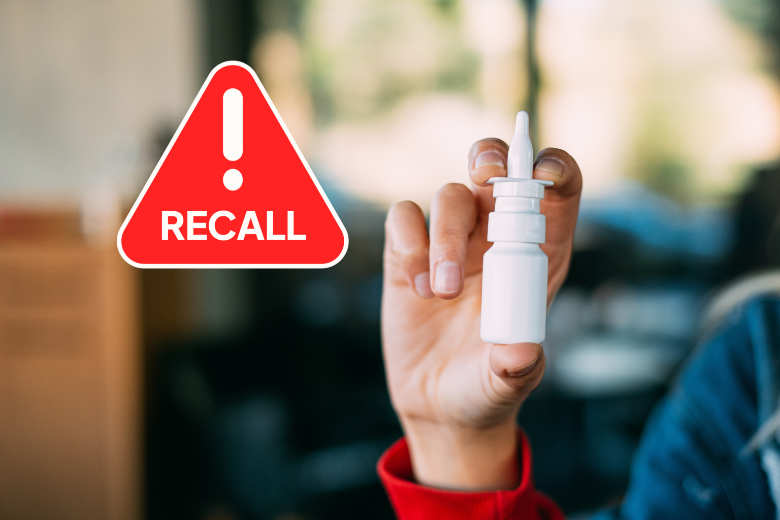 Plus de 40 000 bouteilles de spray nasal rappelées dans tout le pays en raison d'une contamination bactérienne Plus de 40 000 bouteilles de spray nasal rappelées dans tout le pays en raison d'une contamination bactérienne