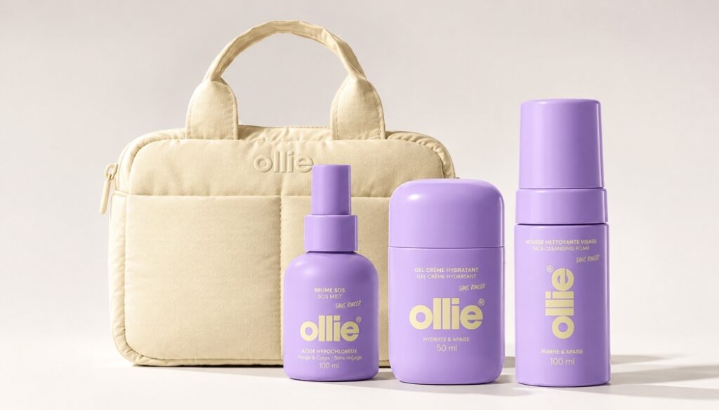 ACT Beauty conçoit la trousse de toilette pour le lancement d'Ollie